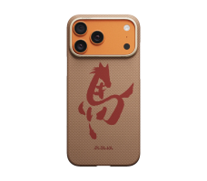 Чехол Pitaka Ink Horse Painting Edge Case for iPhone 17 Pro Max Gold & Jade