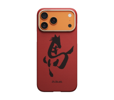 Чехол Pitaka Ink Horse Painting Edge Case for iPhone 17 Pro Max Cinnabar