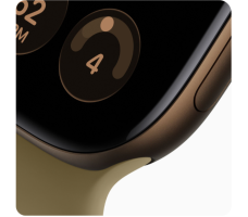 Умные часы Apple Watch Series 12 46 мм (алюминиевый корпус, бронзовый/оливковый спортивный силиконовый ремешок M/L)