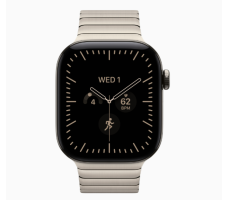 Умные часы Apple Watch Series 12 46 мм (титановый корпус, натуральный/натуральныйстальной ремешок)