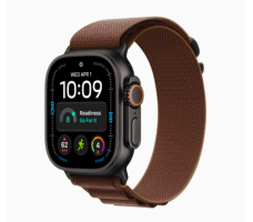 Умные часы Apple Watch Ultra 4 49 мм (титановый корпус, черный/бордовый текстильный ремешок размера S) Умные часы Apple Watch Ultra 4 49 мм (титановый корпус, черный/бордовый текстильный ремешок размера S)