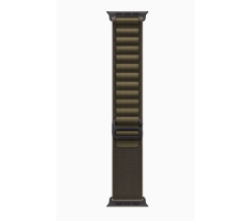 Умные часы Apple Watch Ultra 4 49 мм (титановый корпус, черный/оливковый текстильный ремешок размера L)