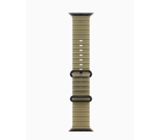 Умные часы Apple Watch Ultra 4 49 мм (титановый корпус, черный/полупрозрачный болотный нейлоновый ремешок из эластомера)