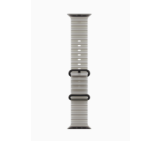 Умные часы Apple Watch Ultra 4 49 мм (титановый корпус, черный/полупрозрачный серый нейлоновый ремешок из эластомера)