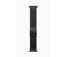 Умные часы Apple Watch Ultra 4 49 мм (титановый корпус, черный/черный миланский ремешок размера S)