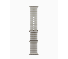 Умные часы Apple Watch Ultra 4 49 мм (титановый корпус, натуральный/полупрозрачный серый нейлоновый ремешок из эластомера)