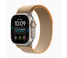 Умные часы Apple Watch Ultra 4 49 мм (титановый корпус, натуральный/песочный нейлоновый ремешок размера M/L)