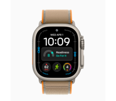 Умные часы Apple Watch Ultra 4 49 мм (титановый корпус, натуральный/песочный нейлоновый ремешок размера M/L)