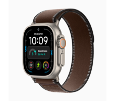 Умные часы Apple Watch Ultra 4 49 мм (титановый корпус, натуральный/коричневый нейлоновый ремешок размера M/L)