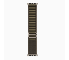 Умные часы Apple Watch Ultra 4 49 мм (титановый корпус, натуральный/оливковый текстильный ремешок размера S)