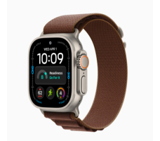 Умные часы Apple Watch Ultra 4 49 мм (титановый корпус, натуральный/бордовый текстильный ремешок размера L) Умные часы Apple Watch Ultra 4 49 мм (титановый корпус, натуральный/бордовый текстильный ремешок размера L)