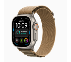 Умные часы Apple Watch Ultra 4 49 мм (титановый корпус, натуральный/пустынный текстильный ремешок размера M)