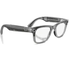 Умные очки Ray-Ban Meta Wayfarer Gen 2 RW4012 (глянцевый прозрачный серый/прозрачный/сапфировый синий) Transitions