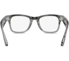 Умные очки Ray-Ban Meta Wayfarer Gen 2 RW4012 (глянцевый прозрачный серый/прозрачный/сапфировый синий) Transitions