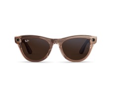 Умные очки Ray-Ban Meta GEN 2 Skyler RW4014 (глянцевый персиковый/прозрачный/коричневый) Transitions