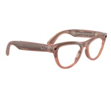 Умные очки Ray-Ban Meta GEN 2 Skyler RW4014 (глянцевый персиковый/прозрачный/коричневый) Transitions
