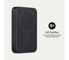 Внешний аккумулятор Pitaka Power Bank Qi2 10000mAh Black/Grey
