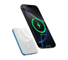 Внешний аккумулятор Pitaka Power Bank Qi2 5000mAh Lucid Blue