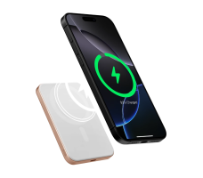 Внешний аккумулятор Pitaka Power Bank Qi2 5000mAh Golden Glint