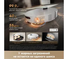 Робот-пылесос Dreame Robot Vacuum X60 Ultra Complete White