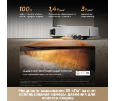 Робот-пылесос Dreame Robot Vacuum X60 Ultra Complete White