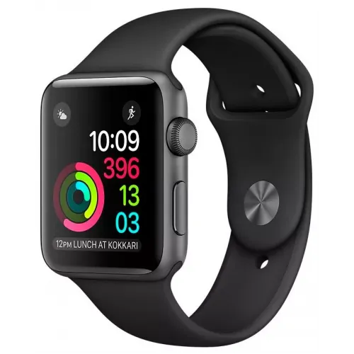 Умные часы Apple Watch 42mm Space Gray with Black Sport Band (MP032)