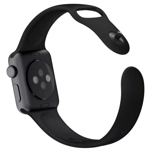 Умные часы Apple Watch 42mm Space Gray with Black Sport Band (MP032)