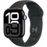 Умные часы Apple Watch Series 10 42 мм (алюминиевый корпус, черный/черный, спортивный силиконовый M/L) MWWF3