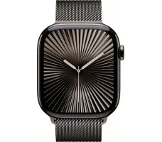 Умные часы Apple Watch Series 10 LTE 42 мм (титановый корпус, черный/сланец, миланская петля)