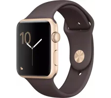 Умные часы Apple Watch Series 2 42mm Gold with Cocoa Sport Band (MNPN2)