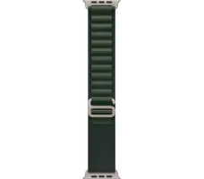 Умные часы Apple Watch Ultra 2 LTE 49 мм (титановый корпус, титановый/темно-зеленый, ремешок из полиэстера M)