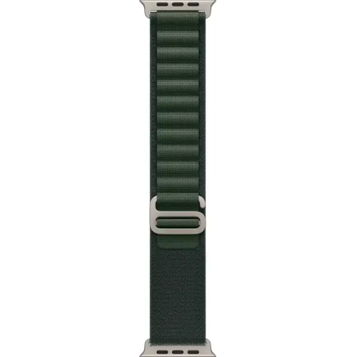 Умные часы Apple Watch Ultra 2 LTE 49 мм (титановый корпус, титановый/темно-зеленый, ремешок из полиэстера M)