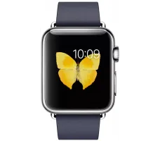 Умные часы Apple Watch 38mm Stainless Steel with Blue Modern Buckle (MJ332)