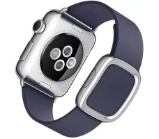 Умные часы Apple Watch 38mm Stainless Steel with Blue Modern Buckle (MJ332)