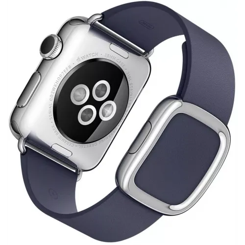 Умные часы Apple Watch 38mm Stainless Steel with Blue Modern Buckle (MJ332)