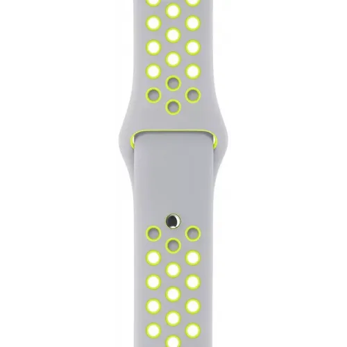 Умные часы Apple Watch Nike+ 38mm Silver with Flat Silver/Volt Nike Band (MNYP2)
