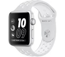 Умные часы Apple Watch Nike+ 42mm Silver with White Nike Sport Band (MQ192)