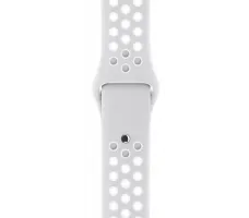 Умные часы Apple Watch Nike+ 42mm Silver with White Nike Sport Band (MQ192)