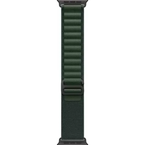 Умные часы Apple Watch Ultra 2 LTE 49 мм (титановый корпус, черный/темно-зеленый, ремешок из полиэстера L)