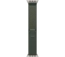 Умные часы Apple Watch Ultra 2 LTE 49 мм (титановый корпус, титановый/зеленый, нейлоновый ремешок M/L)