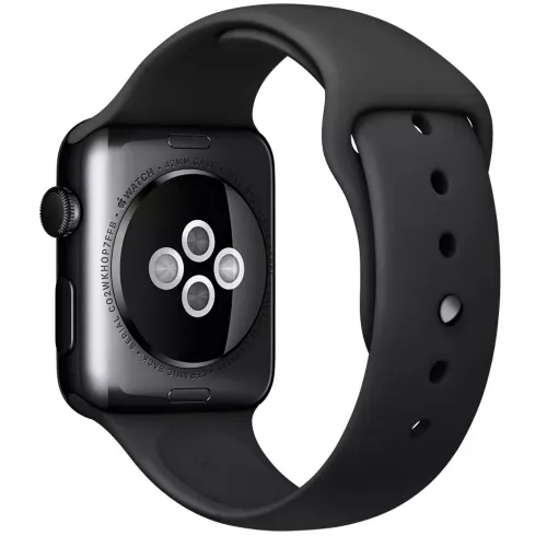 Умные часы Apple Watch Edition 38mm Space Black with Black Sport Band (MLCK2)