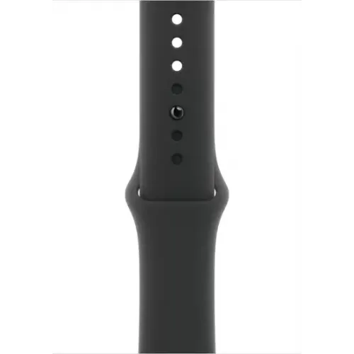 Умные часы Apple Watch Series 10 46 мм (алюминиевый корпус, черный/черный, спортивный силиконовый ремешок M/L)