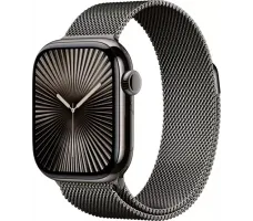 Умные часы Apple Watch Series 10 46 мм (титановый корпус, сланец/сланец, миланская петля M/L)