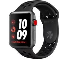 Умные часы Apple Watch Nike+ LTE 38mm Space Gray Aluminium Case with Anthracite/Black Nike Sport Band (MQL62)