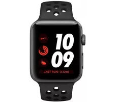 Умные часы Apple Watch Nike+ LTE 38mm Space Gray Aluminium Case with Anthracite/Black Nike Sport Band (MQL62)