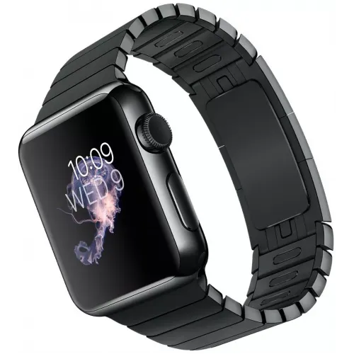 Умные часы Apple Watch 38mm Space Black with Space Black Link Bracelet (MJ3F2)