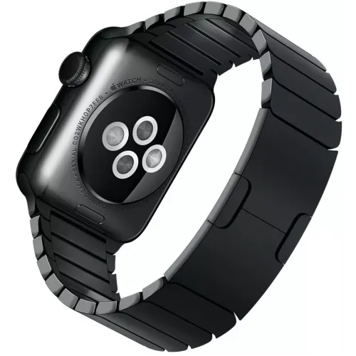 Умные часы Apple Watch 38mm Space Black with Space Black Link Bracelet (MJ3F2)