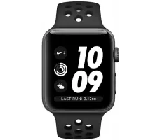 Умные часы Apple Watch Nike+ 38mm Space Gray Aluminium Case with Anthracite/Black Nike Sport Band (MQKY2)