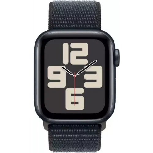 Умные часы Apple Watch SE 2 44 мм (алюминиевый корпус, полуночный/полуночный, нейлоновый ремешок)