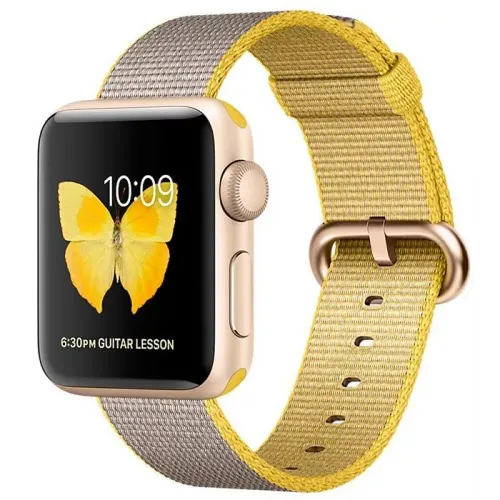 Умные часы Apple Watch Series 2 38mm Gold with Pearl Woven Nylon (MNP32)
